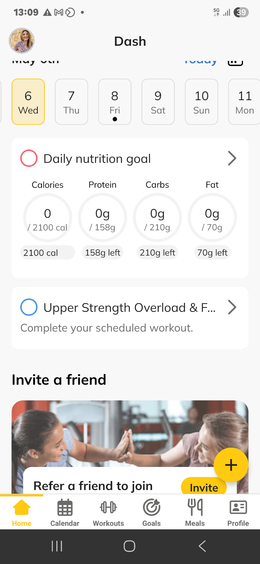 NEXYRA app nutrition tracking